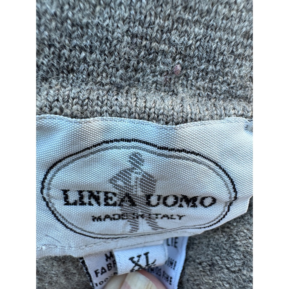 Linea Uomo‎ Mens Woolmark Fine Merino Wool Polo Sweater XS Made in Italy
